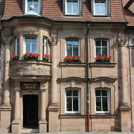 Hotel Rokokohaus Erlangen Buitenkant foto